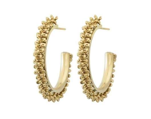 Edblad - Tinsel Earrings Creole Gold