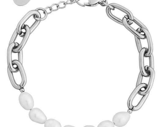 Edblad - Trellis Pearl Bracelet Steel