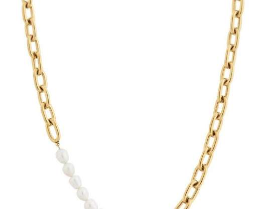 Edblad - Trellis Pearl Necklace Gold