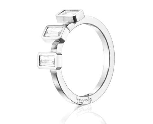 Efva Attling - Baguette Wedding Ring 0.60 ct White Gold