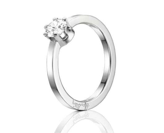 Efva Attling - Crown Wedding Ring 0.50 ct White Gold