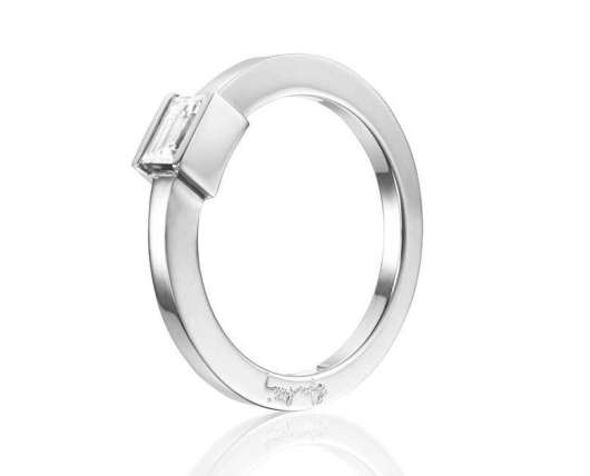 Efva Attling - Deco Wedding Ring White Gold