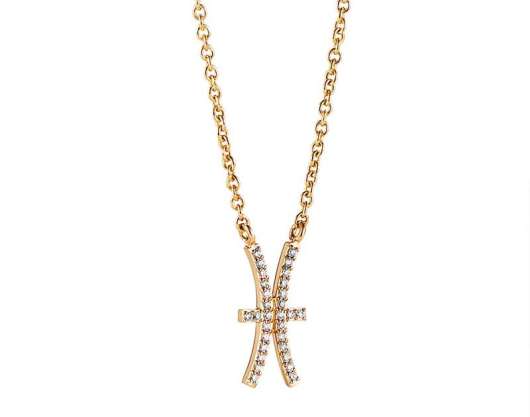 Efva Attling Double Trouble & Stars Necklace Gold