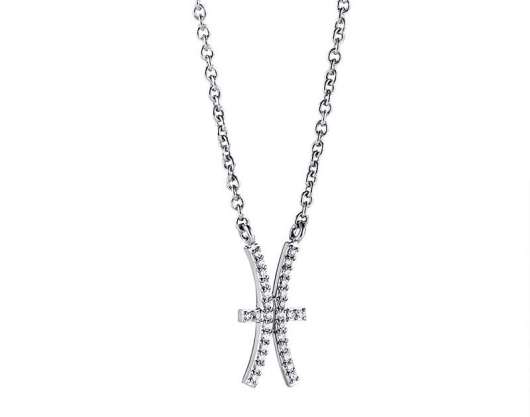 Efva Attling Double Trouble & Stars Necklace White Gold