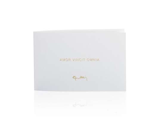 Efva Attling - Greeting Card - Amor Vincit Omnia