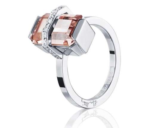 Efva Attling Little Bend Over Morganite White Gold
