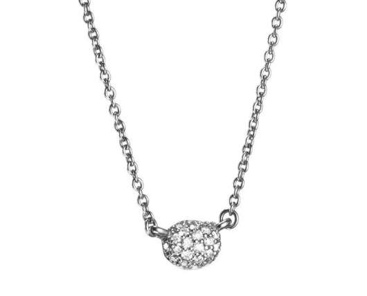 Efva Attling Love Bead Necklace - Diamonds White Gold