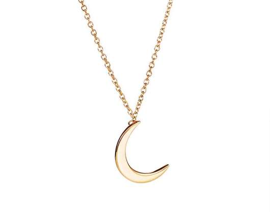 Efva Attling Pencez Moon Necklace Gold