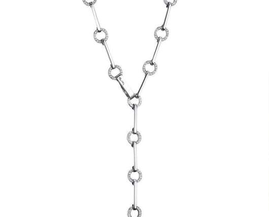 Efva Attling Ring Chain & Stars Necklace White Gold