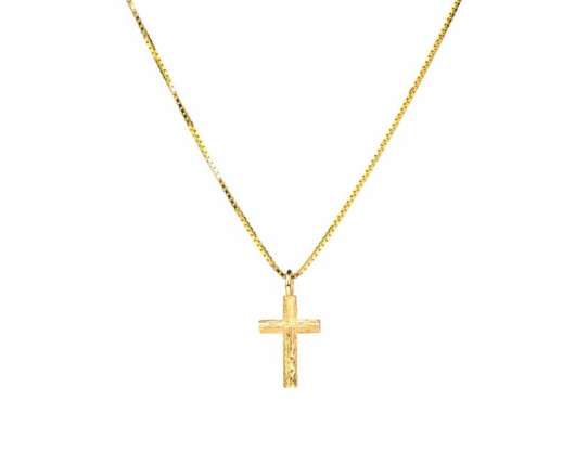 Emma Israelsson Branch Cross Necklace Gold
