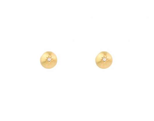 Emma Israelsson - Sparkling Globe Earrings Gold