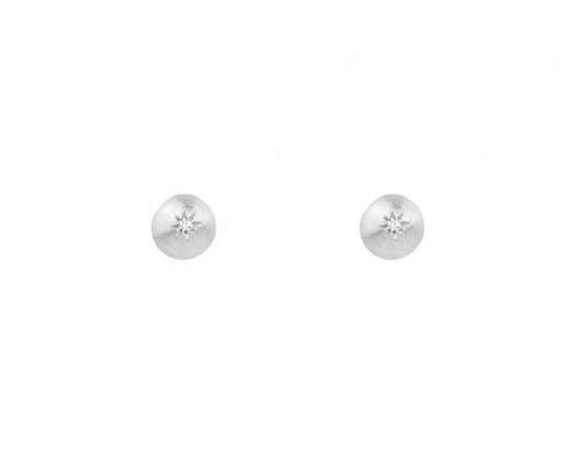 Emma Israelsson - Sparkling Globe Earrings Silver