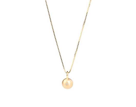 Emma Israelsson - Sparkling Globe Necklace Gold