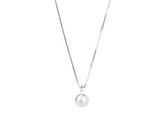 Emma Israelsson - Sparkling Globe Necklace Silver