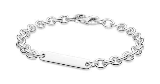 Pandora - engravable bar link bracelet