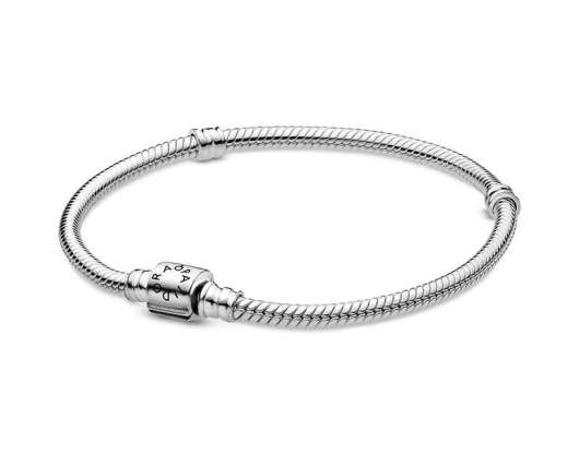 Pandora - moments barrel clasp snake chain armband
