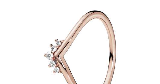 Pandora - tiara wishbone ring rosé