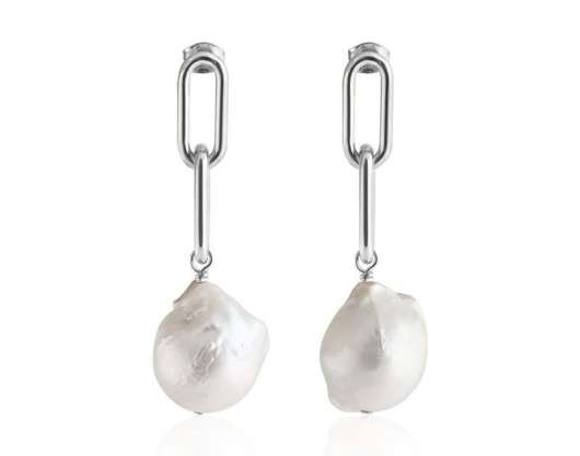 SOPHIE by SOPHIE Baroque Link Pearl Earring Silver