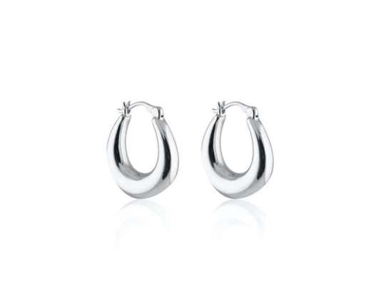 SOPHIE by SOPHIE Bold Small Hoops Silver