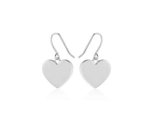 Sophie by sophie heart hook earrings silver
