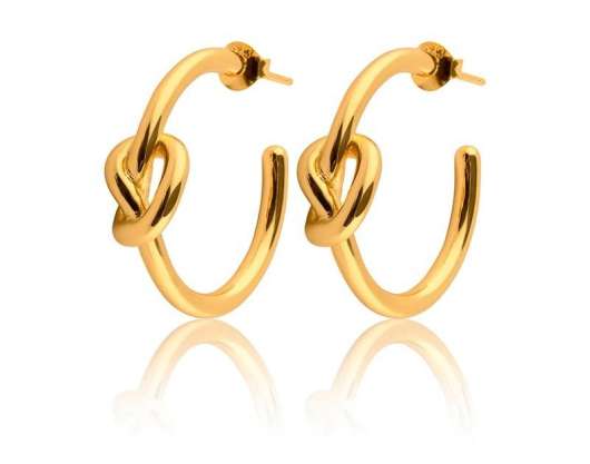 Sophie by sophie - knot hoops gold
