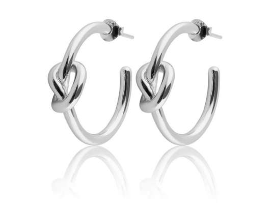 Sophie by sophie - knot hoops silver