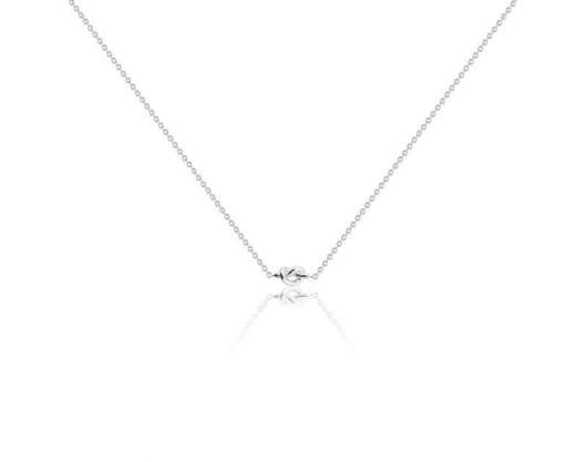 Sophie by sophie - knot necklace silver