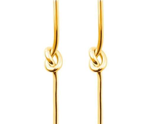 Sophie by sophie - knot stick earrings gold