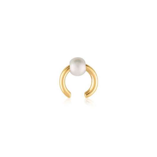 Sophie by sophie - pearl earcuff gold