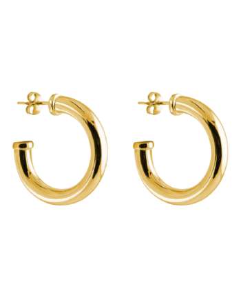 Sophie by sophie plate chunky hoops gold