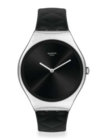 SWATCH Black Quilted