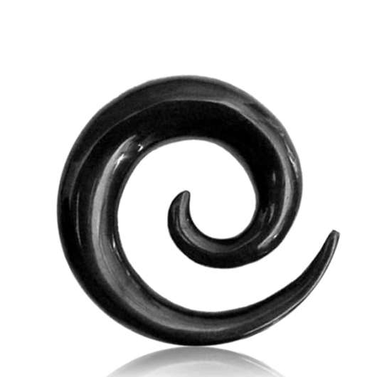 Töjsmycke horn i spiralmodell