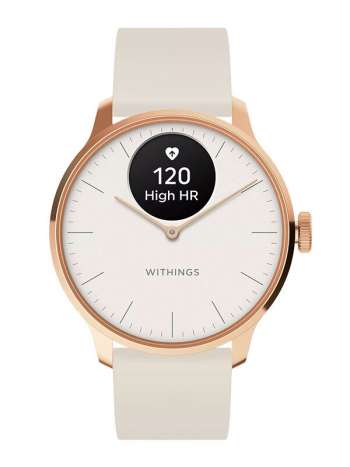 Withings Scanwatch Light 37mm - Rosé/Vit
